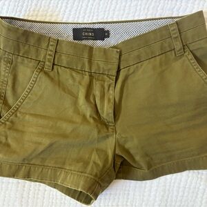 Army green shorts